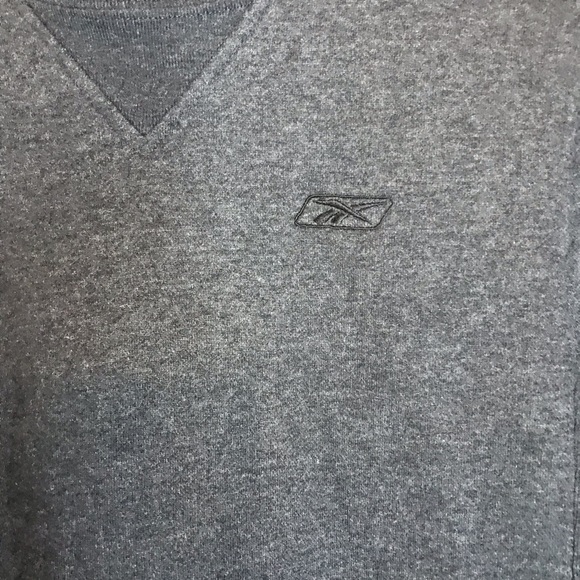 Kid's Medium Reebok Dark Gray Long Sleeve Sweatshirt M - Picture 3 of 6